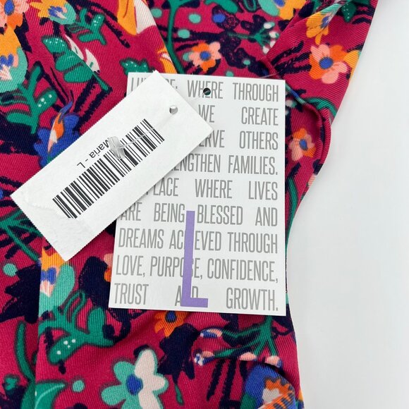 LuLaRoe Maria Maxi Dress L - Picture 2 of 5